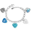 Amore Shades Hearts Charm Bracelet