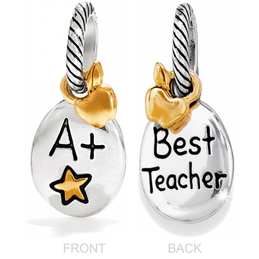 Best Teacher Alcazar Charm Badge Clip Gift Set - Image 2