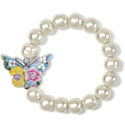 Blossom Hill Garden Pearl Stretch Bracelet