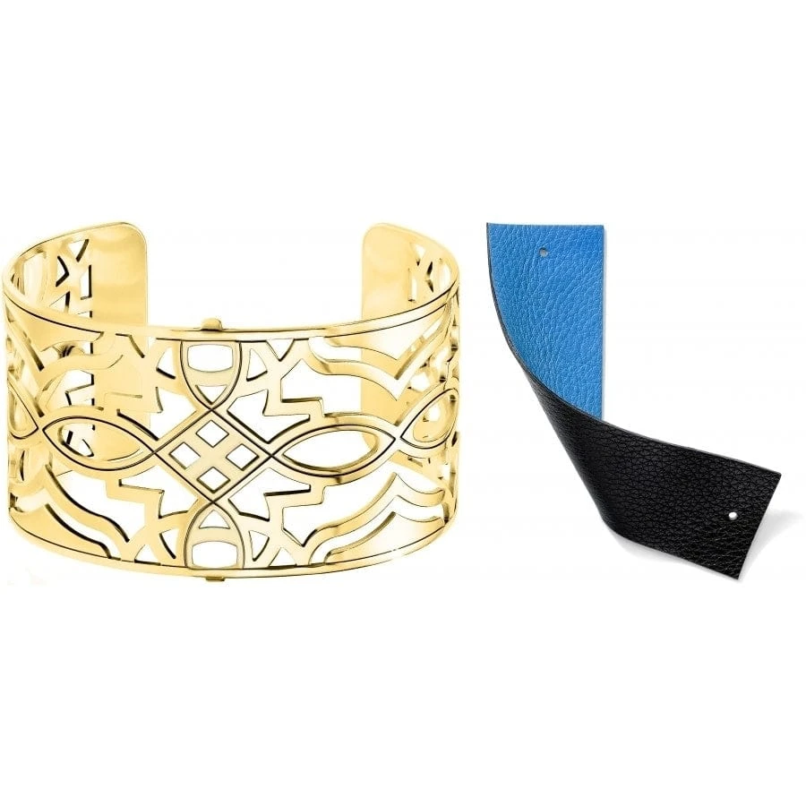 Christo Paris Wide Cuff Bracelet Set - Image 4