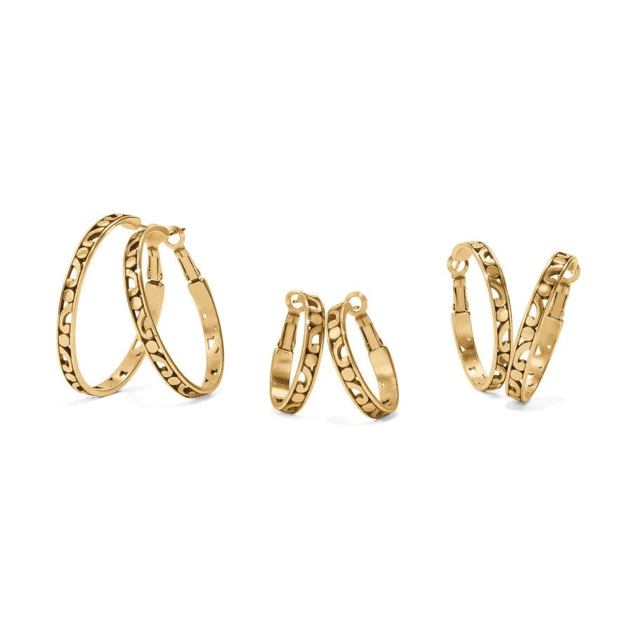 Contempo Medium Hoop Earrings - Image 7