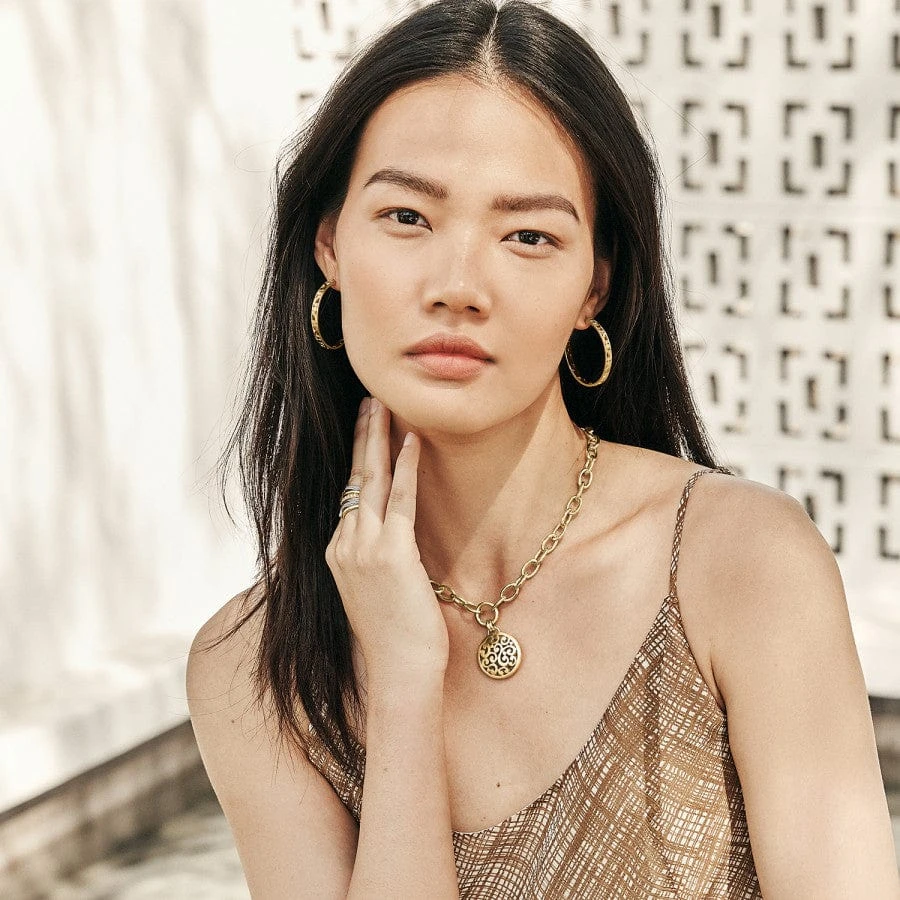 Contempo Medium Hoop Earrings - Image 8