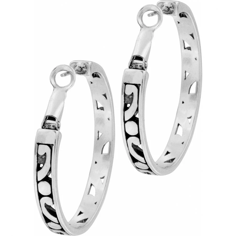 Contempo Medium Hoop Earrings - Image 4