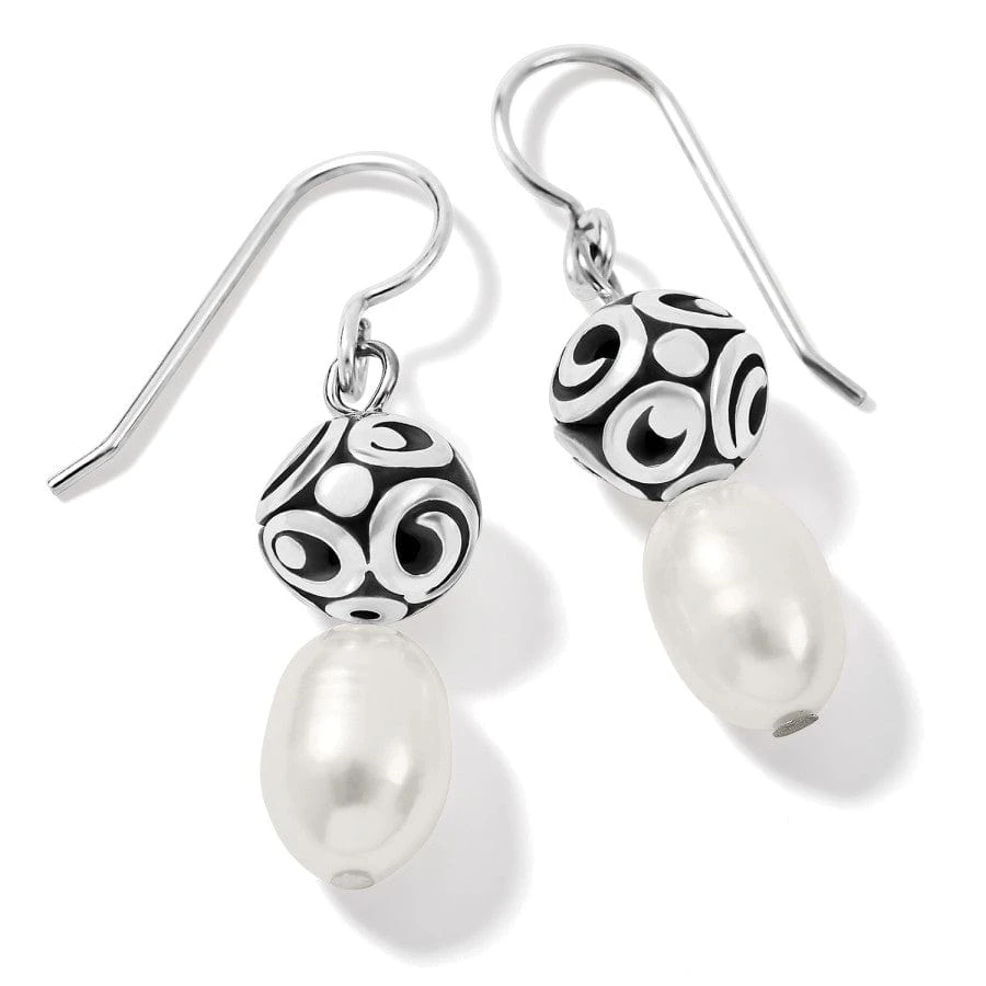 Contempo Pearl French Wire Earrings - Image 2