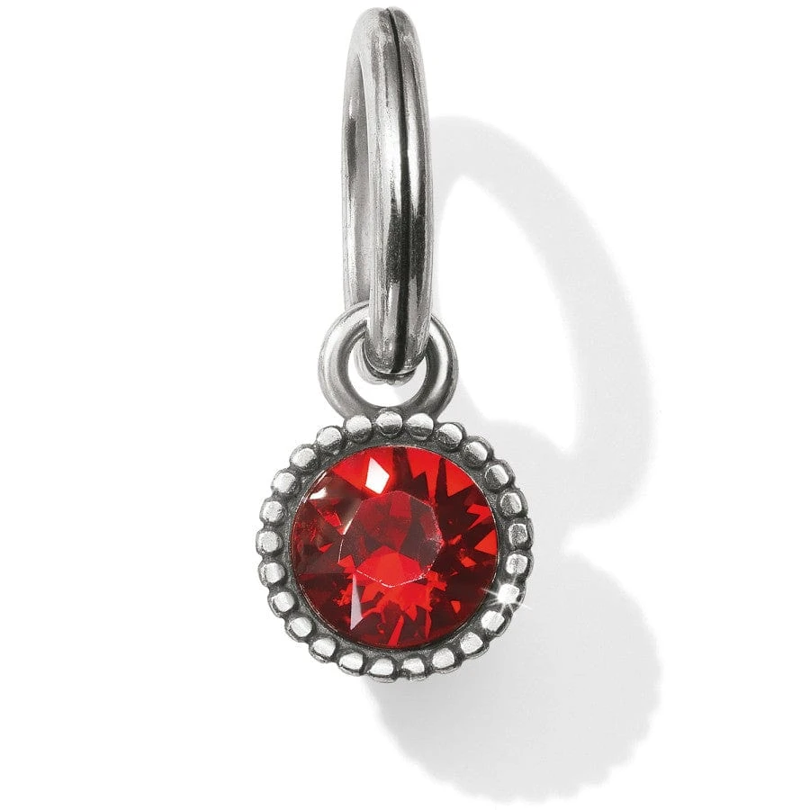 Dazzling Love Red Heart Charm Necklace - Image 4