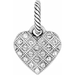 Diamond Heart Charm