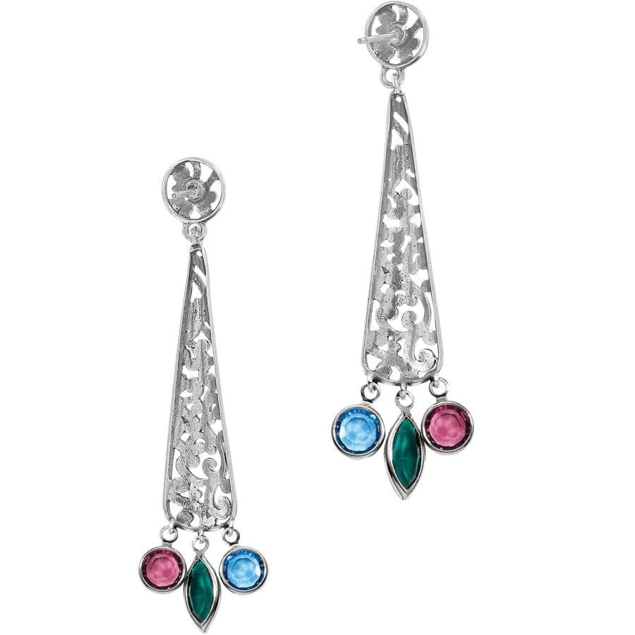 Elora Gems Post Drop Earrings - Image 2