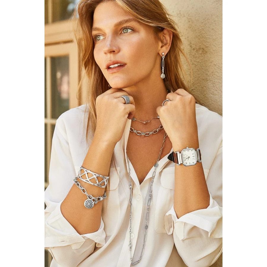 Ferrara Link Post Earrings - Image 2