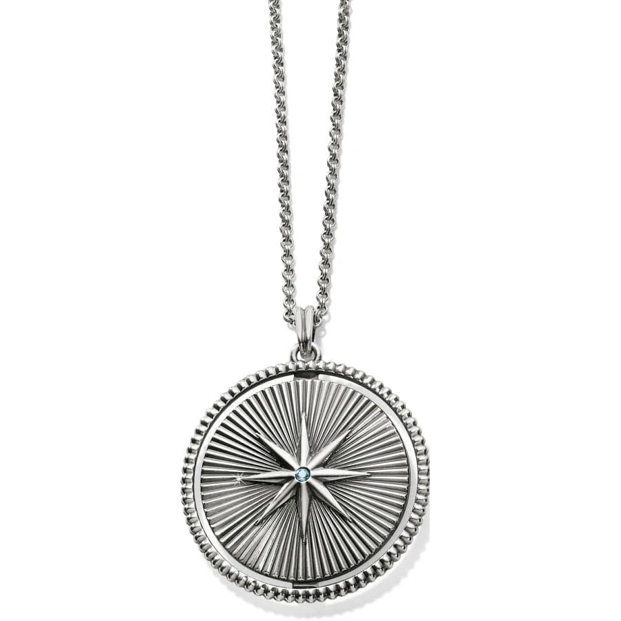 Halo Rays Round Pendant Necklace - Image 2