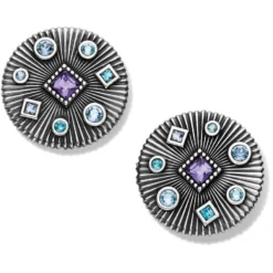 Halo Rays Round Post Earrings
