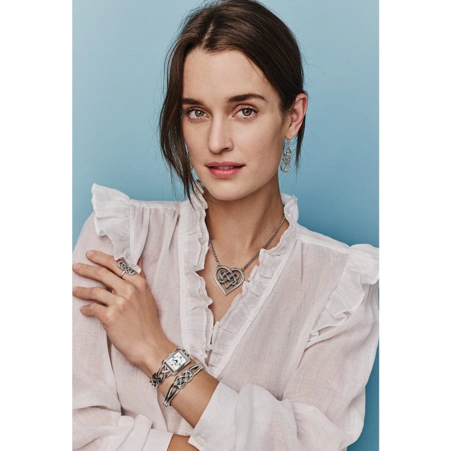 Interlok Cascade French Wire Earrings - Image 3