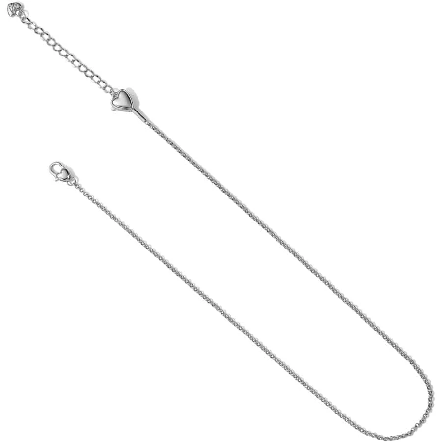 Luna Heart Charm Necklace - Image 2