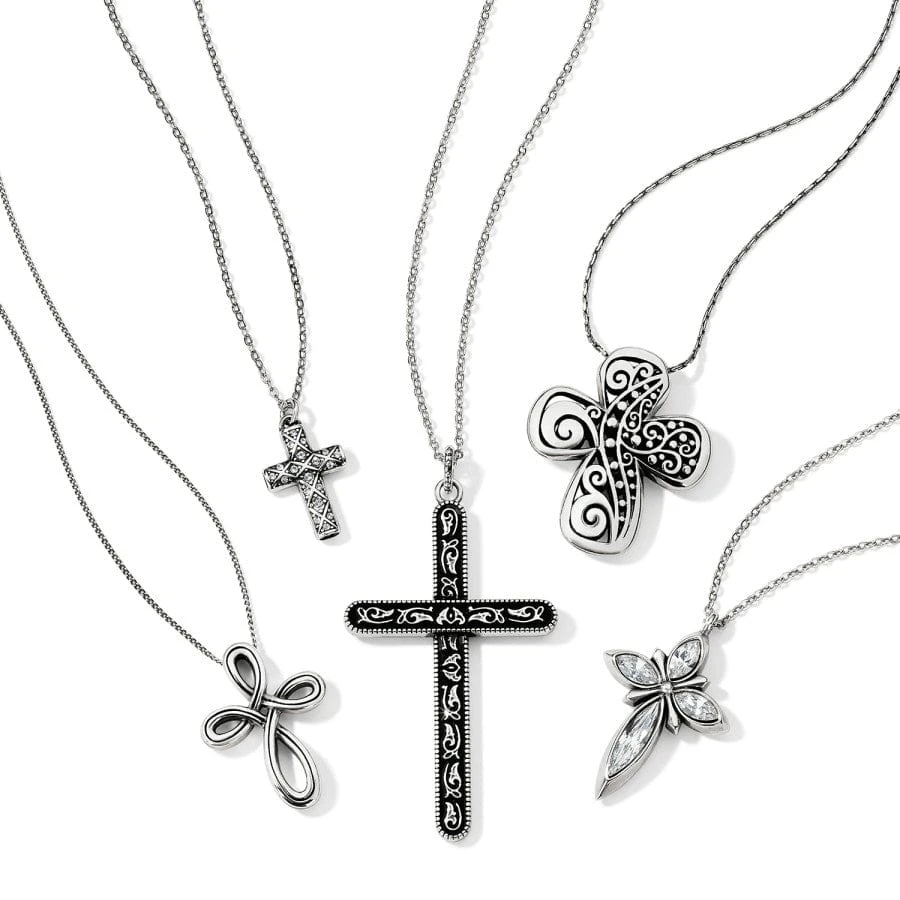Moonlight Garden Convertible Cross Necklace - Image 4