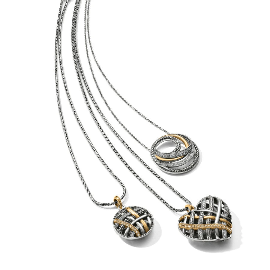 Neptune's Rings Convertible Reversible Heart Necklace - Image 4