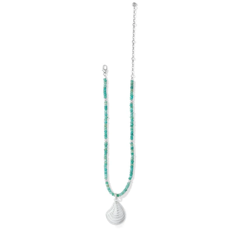 Paradise Cove Amazonite Shell Necklace - Image 2