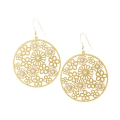 Posey Disc French Wire Earrings
