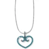 Sea Of Love Reversible Petite Heart Necklace