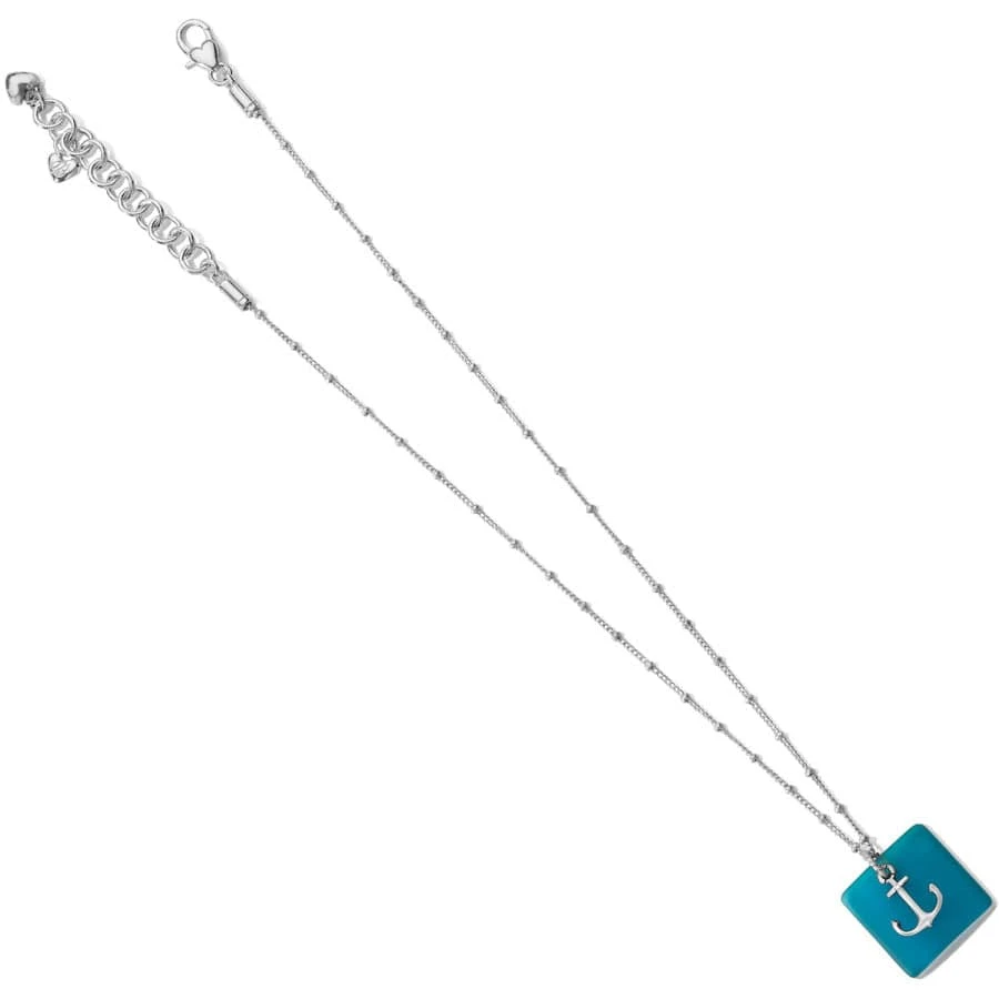 Sea Shore Anchor Glass Necklace - Image 3
