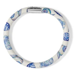 Silver Shell Woodstock Bracelet