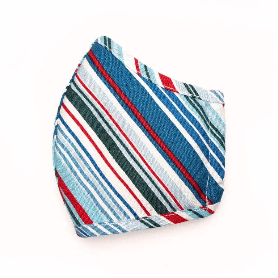 Summer Stripes And Plaid Face Mask (2 Pack) - Image 3