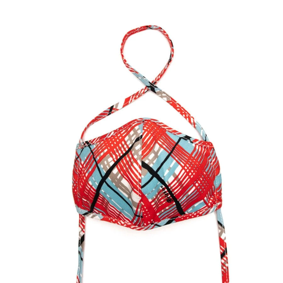Summer Stripes And Plaid Face Mask (2 Pack) - Image 4