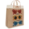 Sunny Shades Burlap Tote