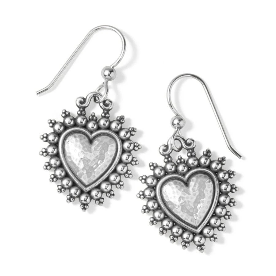 Telluride Heart French Wire Earrings