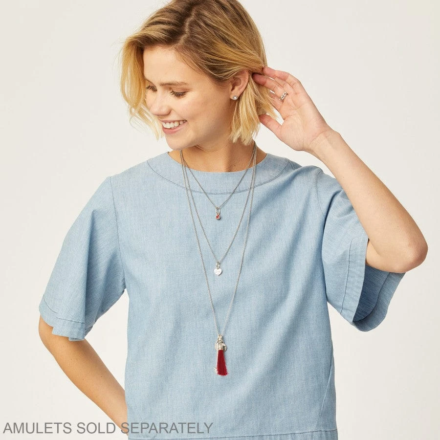 Vivi Delicate Long Charm Necklace - Image 6